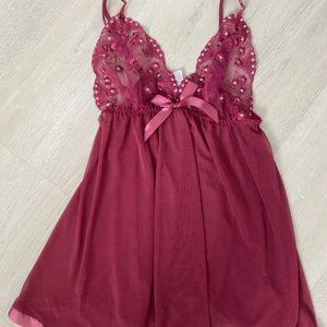 Fuschia Dark Pink Lingerie